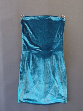 New Fashion Nova Bringing Glory Velvet Mini Dress Size Large